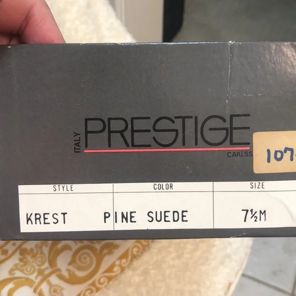 Suede Italy 🇮🇹 Pine Green Heels 7.5 m vintage Holidays ✨Festive ✨ So unique ✨ - Picture 10 of 10